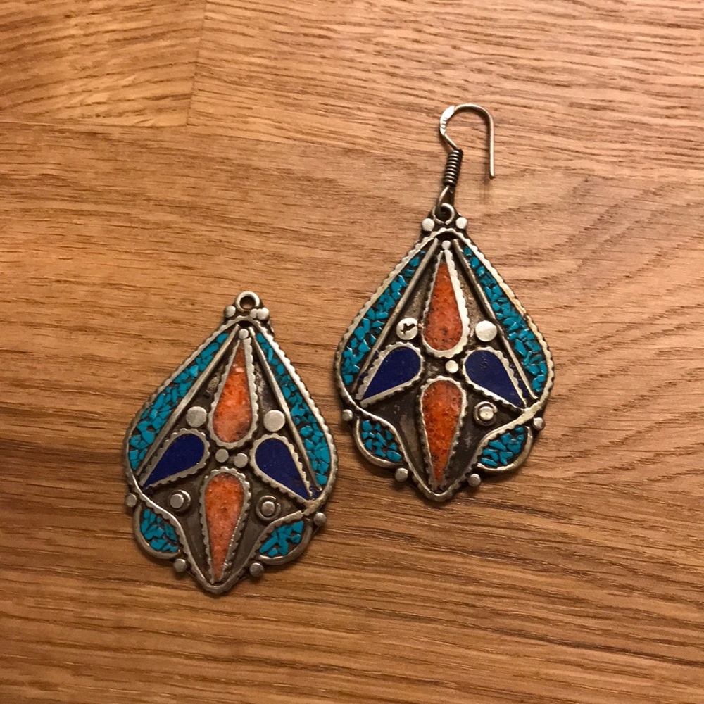 Real silver earrings